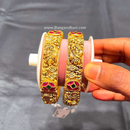 Anu Jewellers 22.407gms BANGLES 22K Yellow Gold