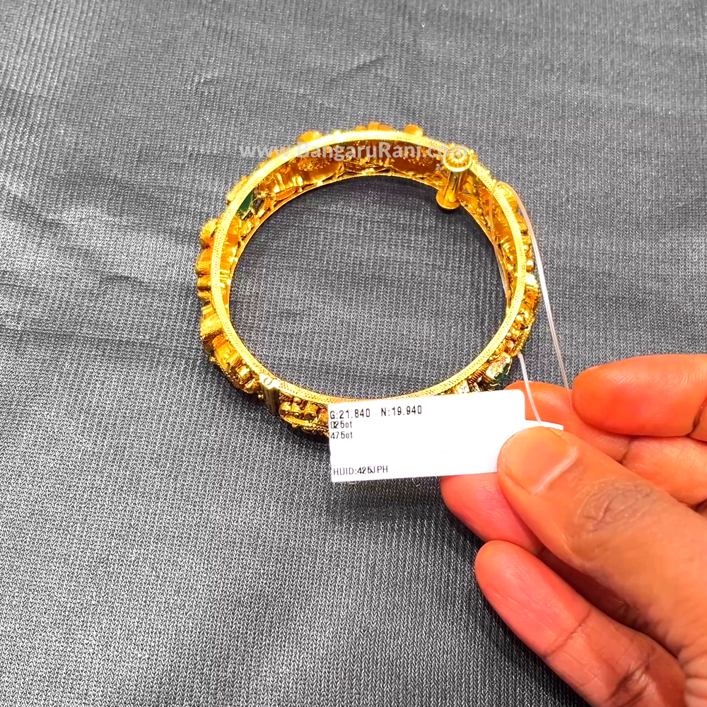 Anu Jewellers 19.94gms BANGLES 22K Yellow Gold
