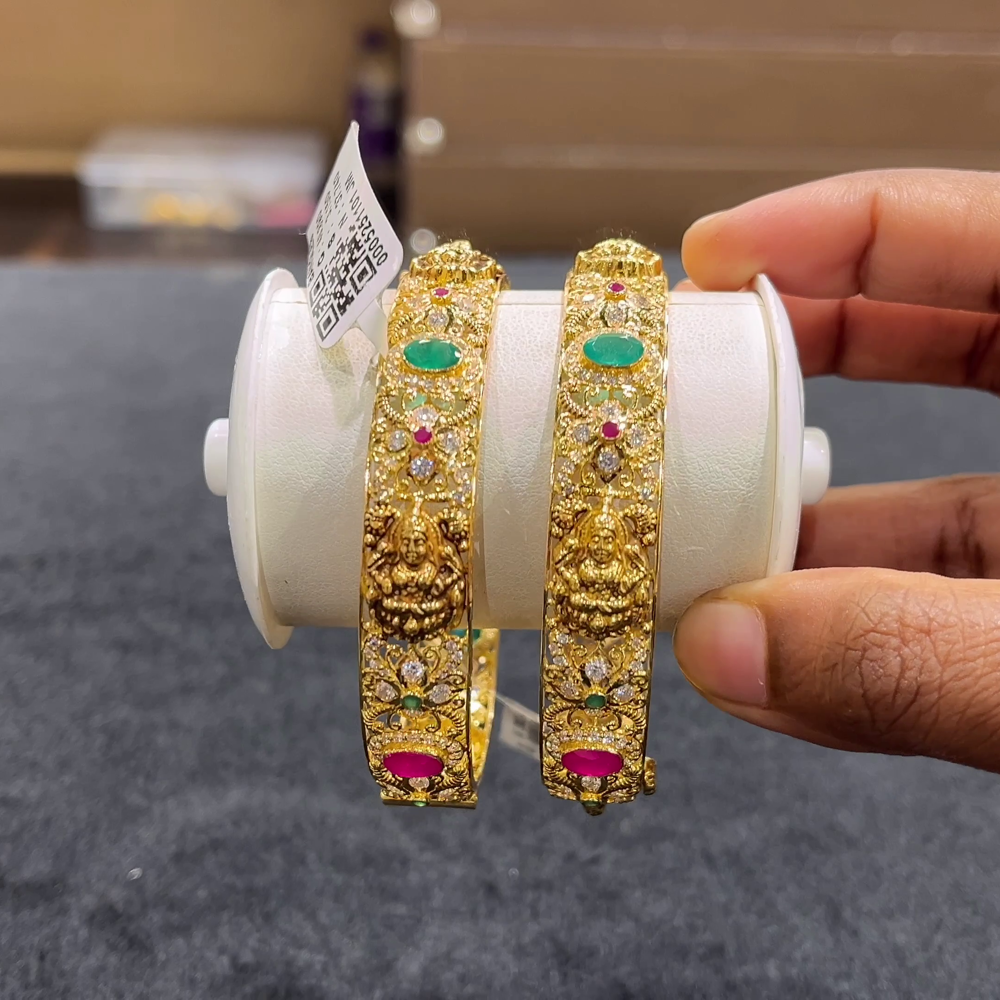 CHANDANA Brothers 37.74gms BANGLES 22K Yellow Gold