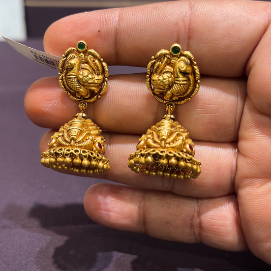 CMR 13.05gms EARRINGS 22K Yellow Gold