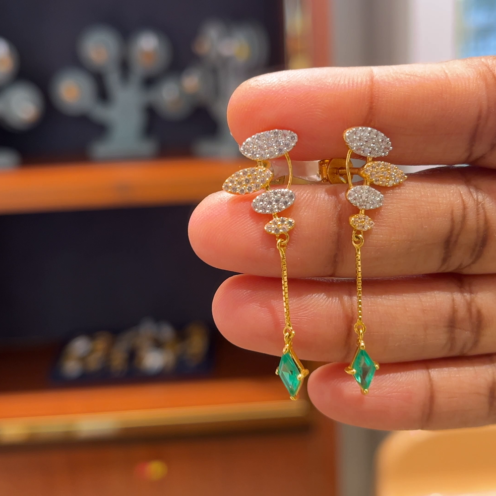 Anu Jewellers 4.008gms EARRINGS 22K Yellow Gold