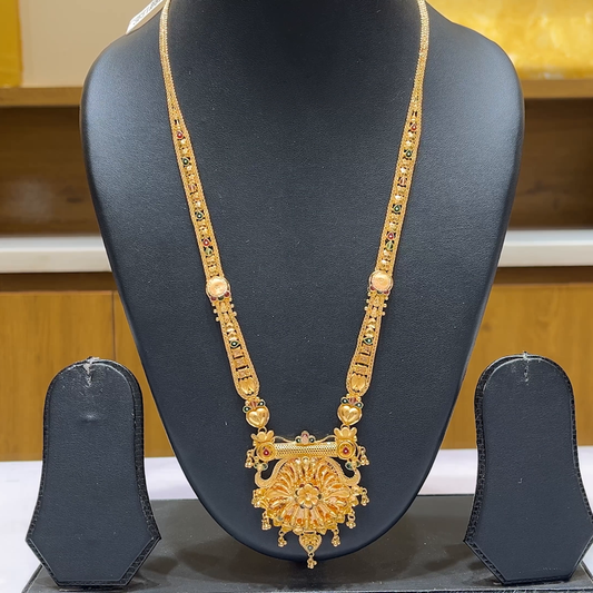 MUKUNDA JEWELLERS 32.615gms NECKLACE 22K Nakshi