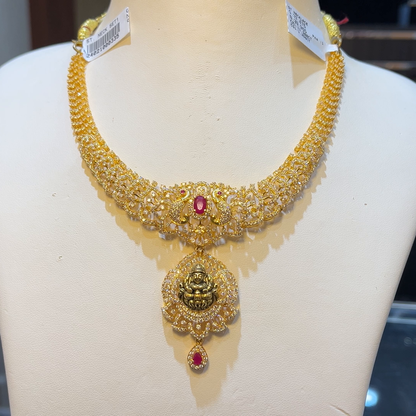 SOUTH INDIA 30.965gms NECKLACE 22K Yellow Gold