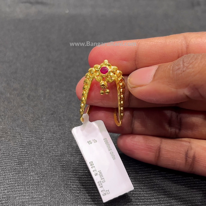 Anu Jewellers 3.36gms Ring 22K Yellow Gold