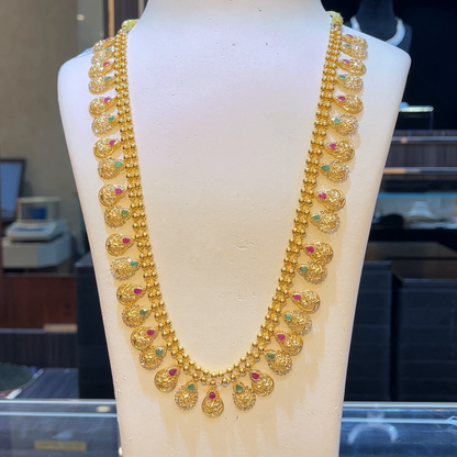 SOUTH INDIA 55.969gms HARAMS 22K Yellow Gold