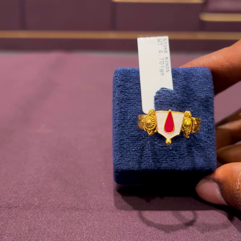 CMR 4.701gms Ring 22K Yellow Gold