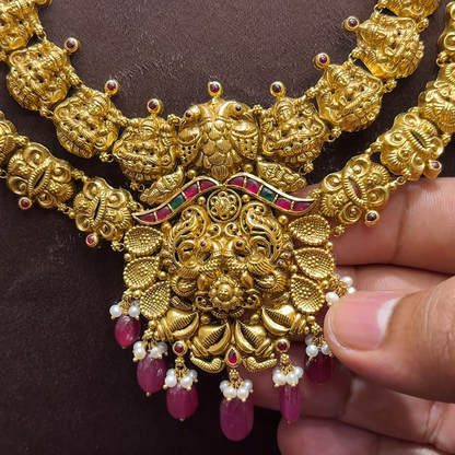 SwarnaKanchi 42.168gms HARAMS 22K Yellow Gold