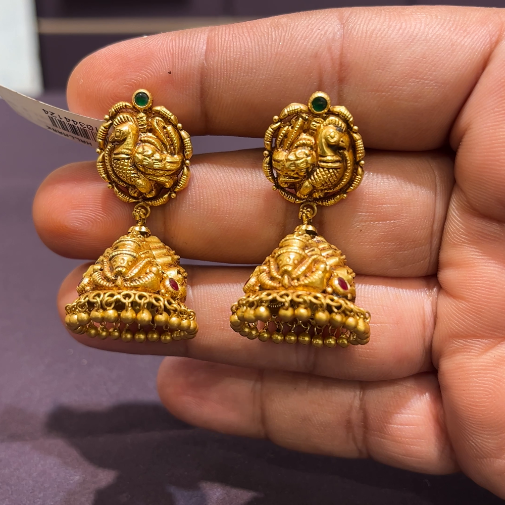 CMR 13.05gms EARRINGS 22K Yellow Gold