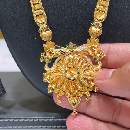 MUKUNDA JEWELLERS 32.615gms NECKLACE 22K Nakshi