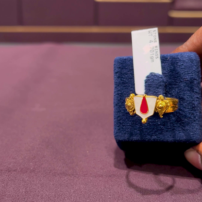 CMR 4.701gms Ring 22K Yellow Gold