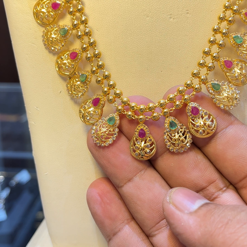 SOUTH INDIA 55.969gms HARAMS 22K Yellow Gold