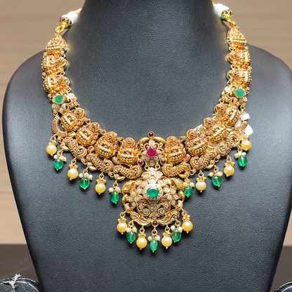 Chennai Shopping Mall 41.52gms NECKLACE 22K Antique