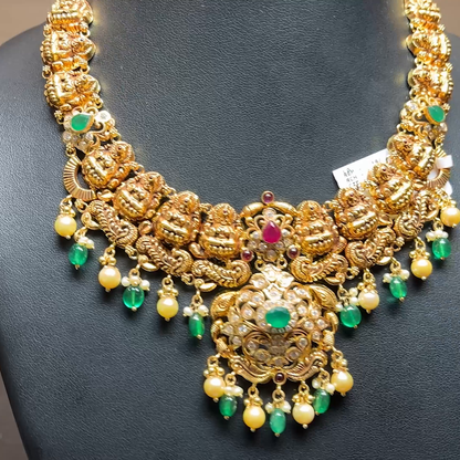 Chennai Shopping Mall 41.52gms NECKLACE 22K Antique