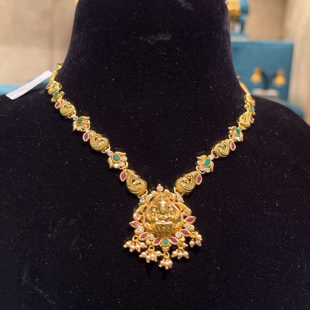 Anu Jewellers 9.014gms NECKLACE 22K Yellow Gold