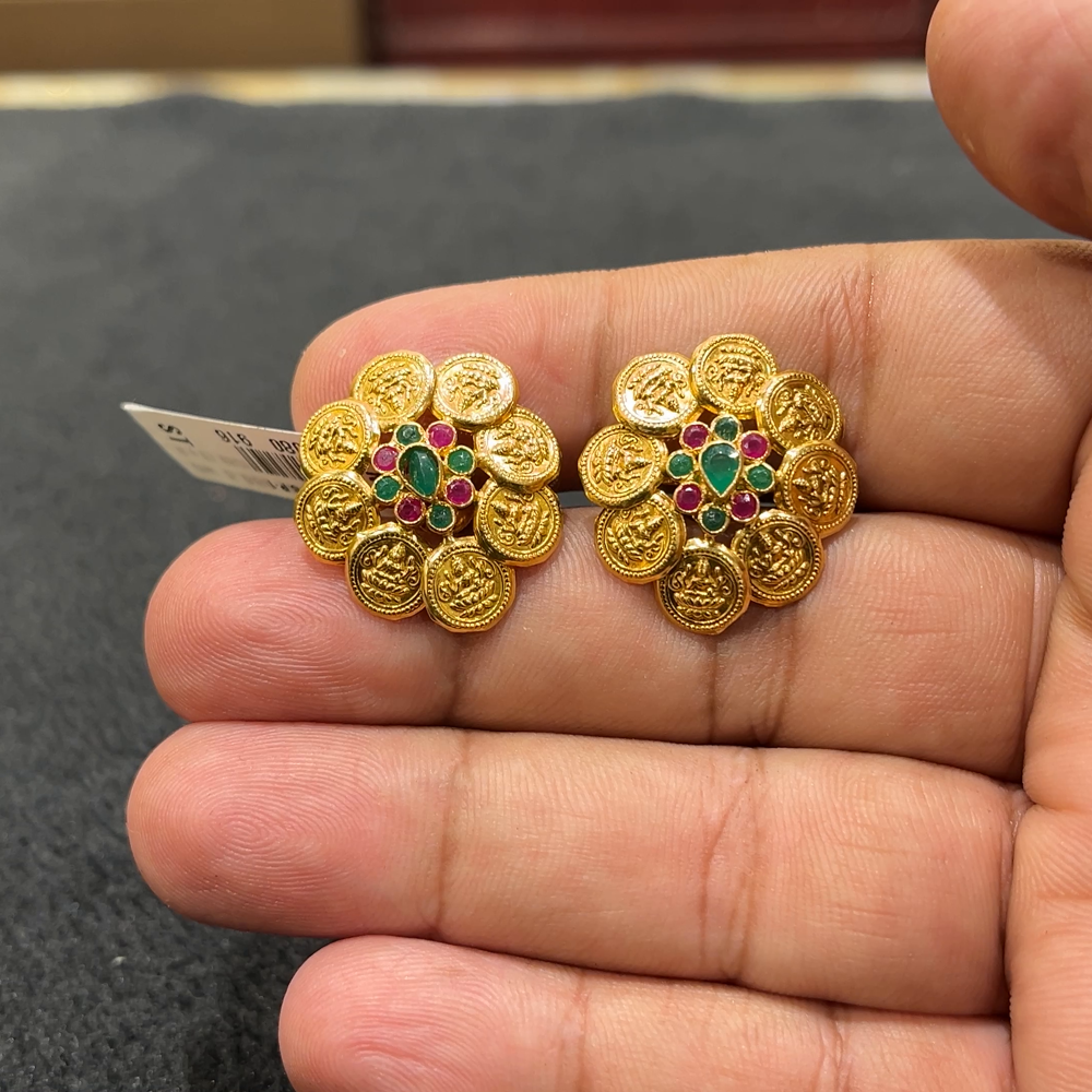 CHANDANA Brothers 4.73gms EARRINGS 22K Yellow Gold