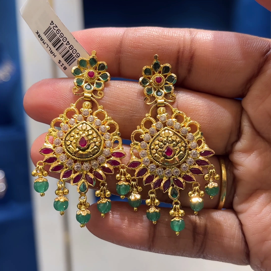 CMR 9.515gms EARRINGS 22K Yellow Gold