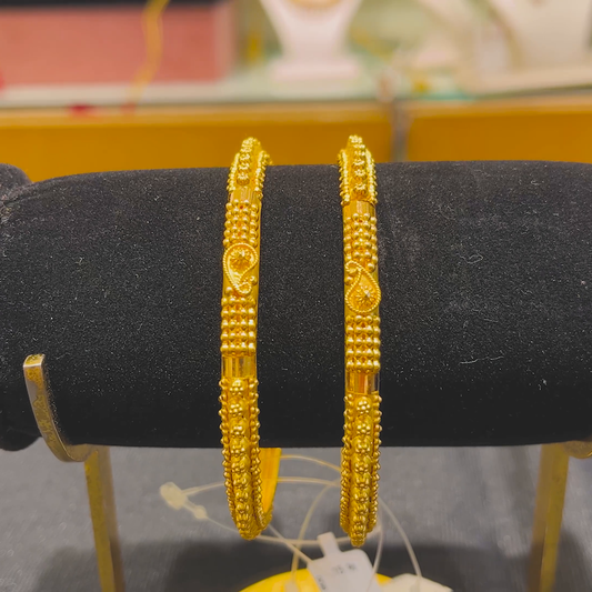 Anu Jewellers 12.02gms BANGLES 22K Yellow Gold