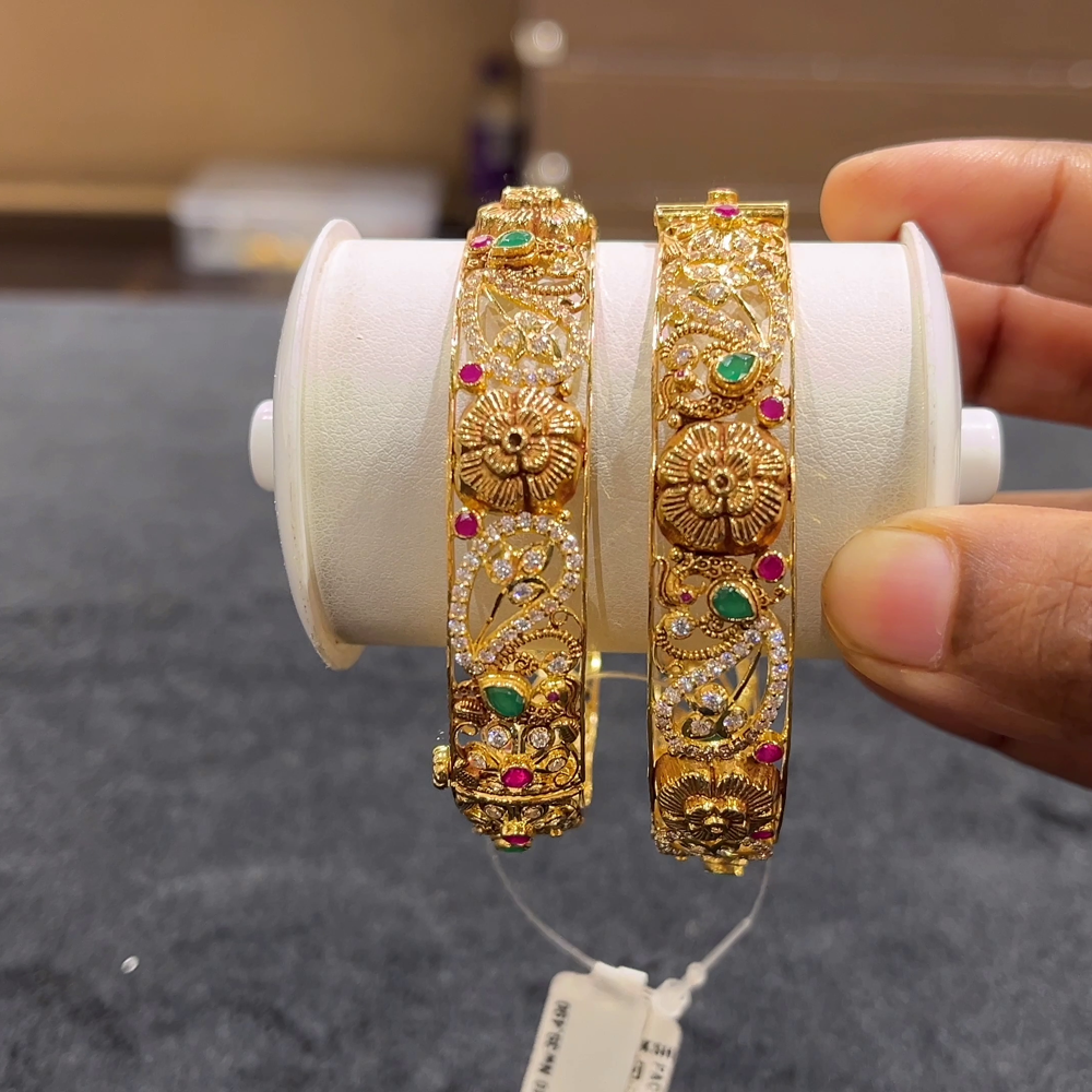 CHANDANA Brothers 39.49gms BANGLES 22K Yellow Gold