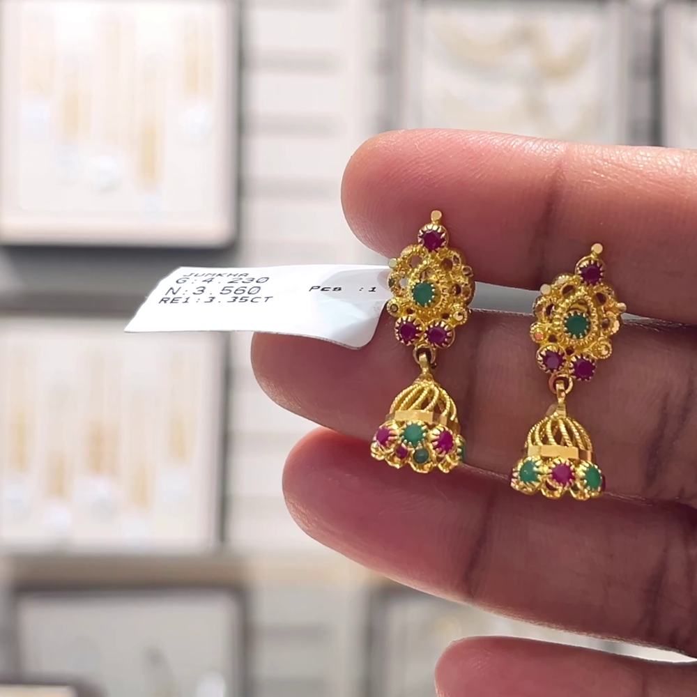 [make to order] 3.56gms EARRINGS 22K