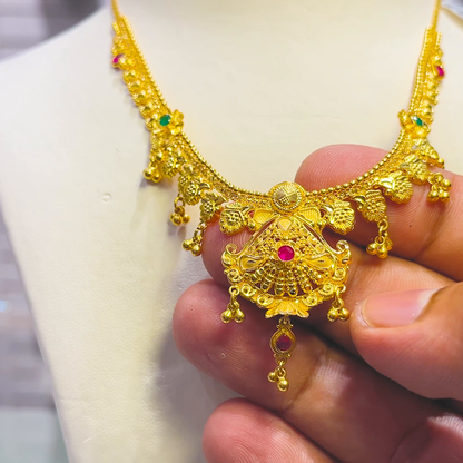 SOUTH INDIA 11.19gms NECKLACE 22K Yellow Gold