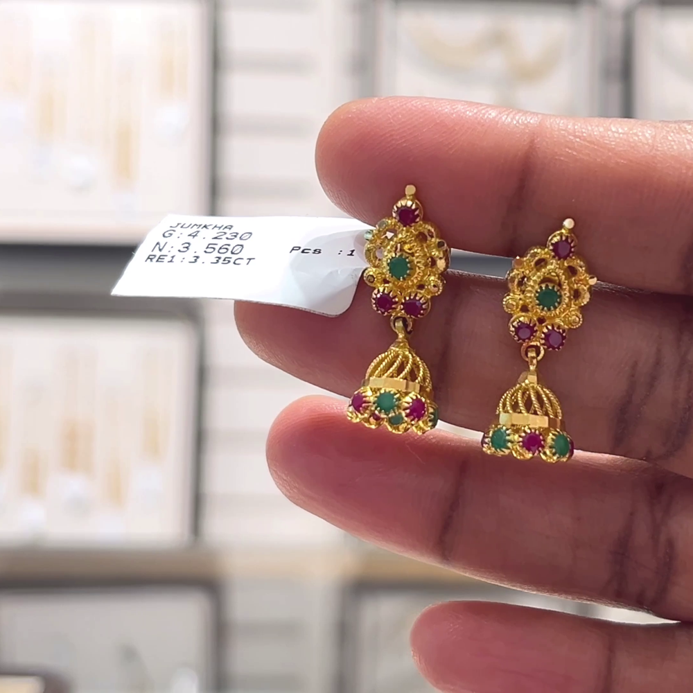 [make to order] 3.56gms EARRINGS 22K