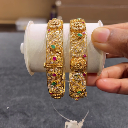 CHANDANA Brothers 39.49gms BANGLES 22K Yellow Gold