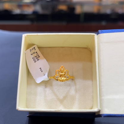 SOUTH INDIA 2.206gms Ring 22K Yellow Gold