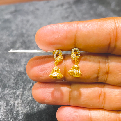 CMR 4.014gms EARRINGS 22K Yellow Gold