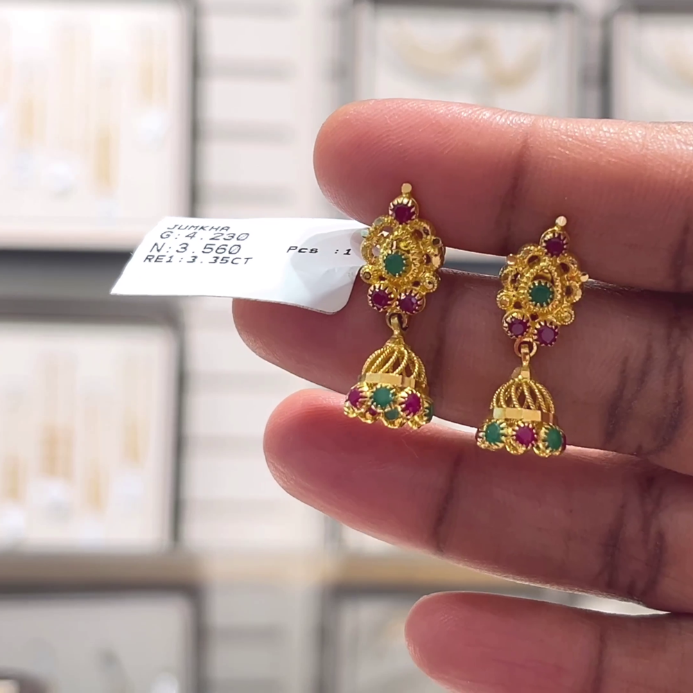 [make to order] 3.56gms EARRINGS 22K