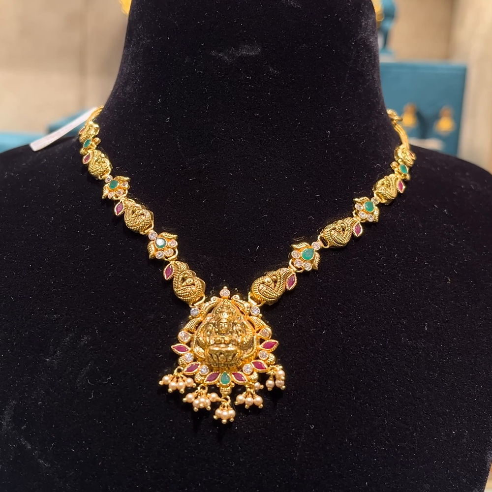 Anu Jewellers 26.605gms NECKLACE 22K Yellow Gold