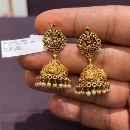 CMR 15.186gms EARRINGS 22K Yellow Gold