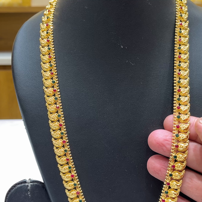 MUKUNDA JEWELLERS 53.875gms NECKLACE 22K Nakshi