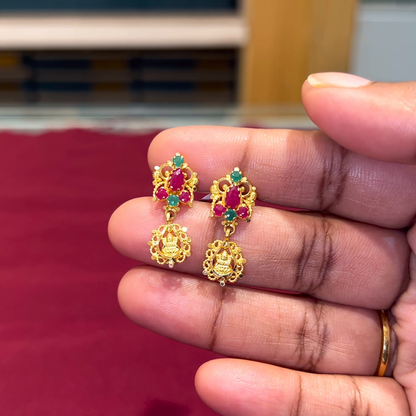 Anu Jewellers 3.665gms EARRINGS 22K Yellow Gold