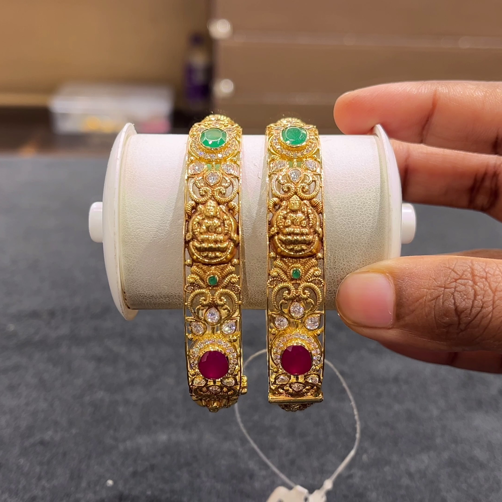CHANDANA Brothers 37.76gms BANGLES 22K Yellow Gold