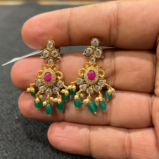 CHANDANA Brothers 7.16gms EARRINGS 22K Yellow Gold