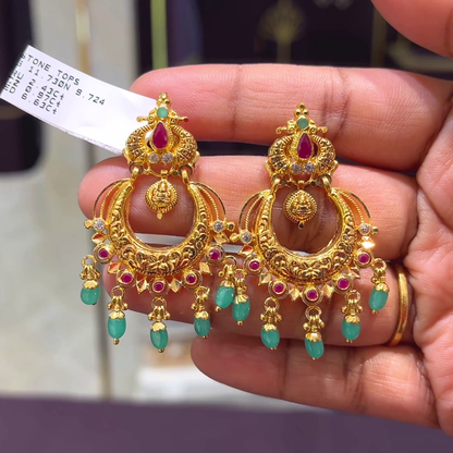 CMR 9.724gms EARRINGS 22K Yellow Gold