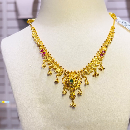 SOUTH INDIA 9.02gms NECKLACE 22K Yellow Gold