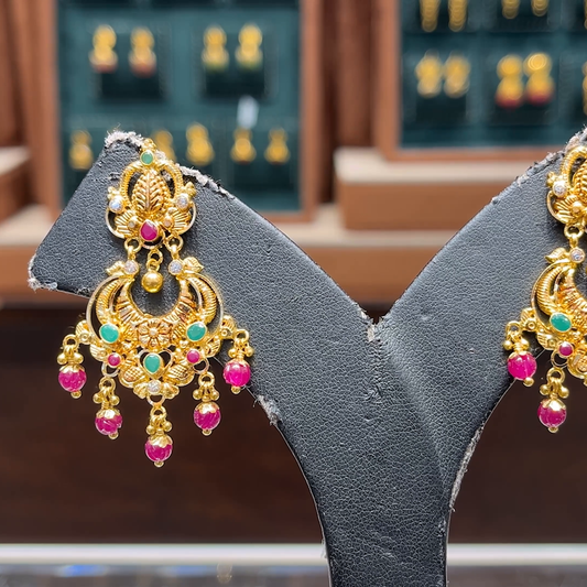 CMR 8.986gms EARRINGS 22K Yellow Gold