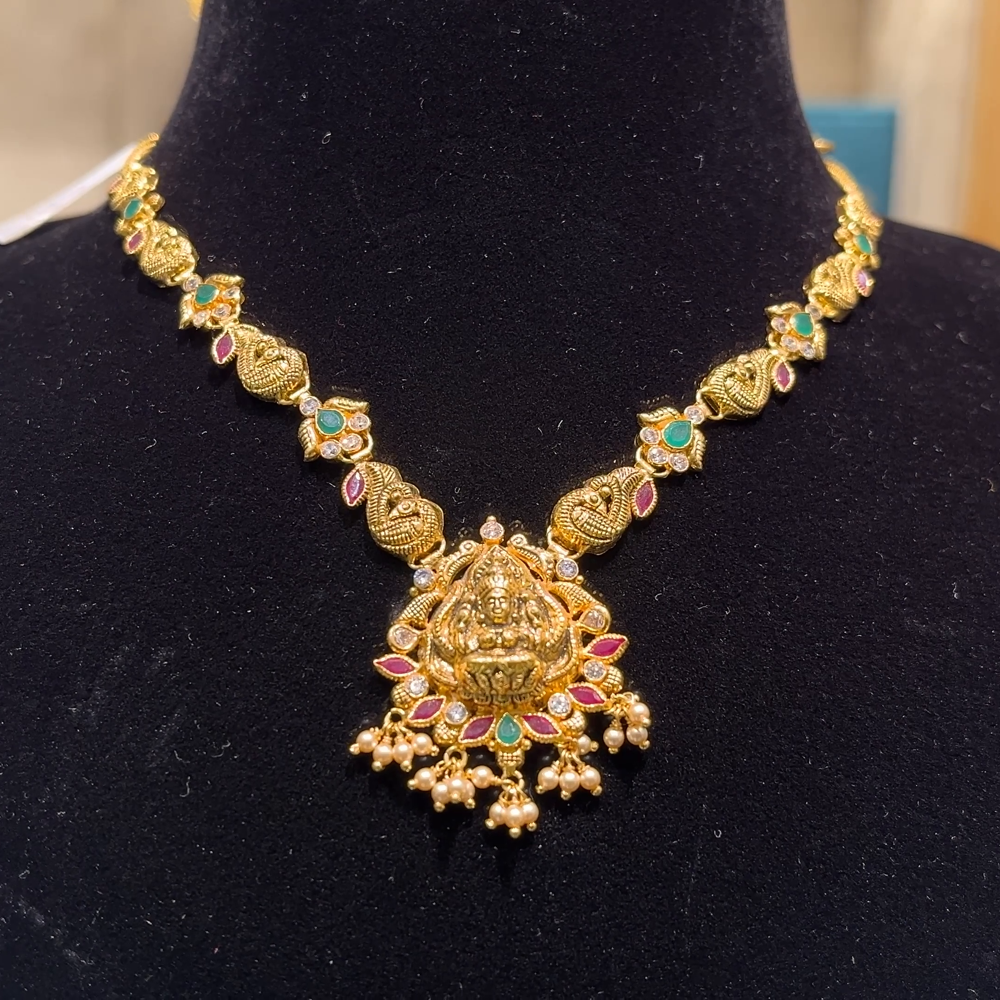 Anu Jewellers 26.605gms NECKLACE 22K Yellow Gold