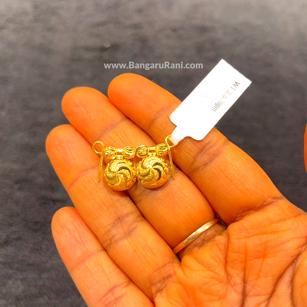 CHANDANA Brothers 2.826gms Pendent 22K Yellow Gold