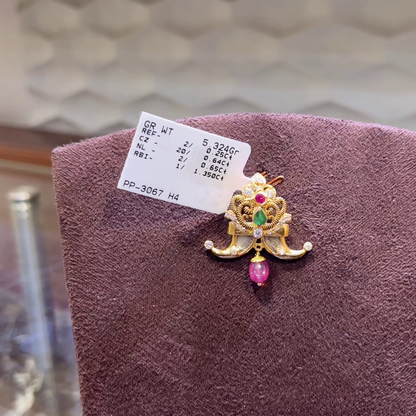 SRI RAM 4.746gms Pendent 22K Nakshi