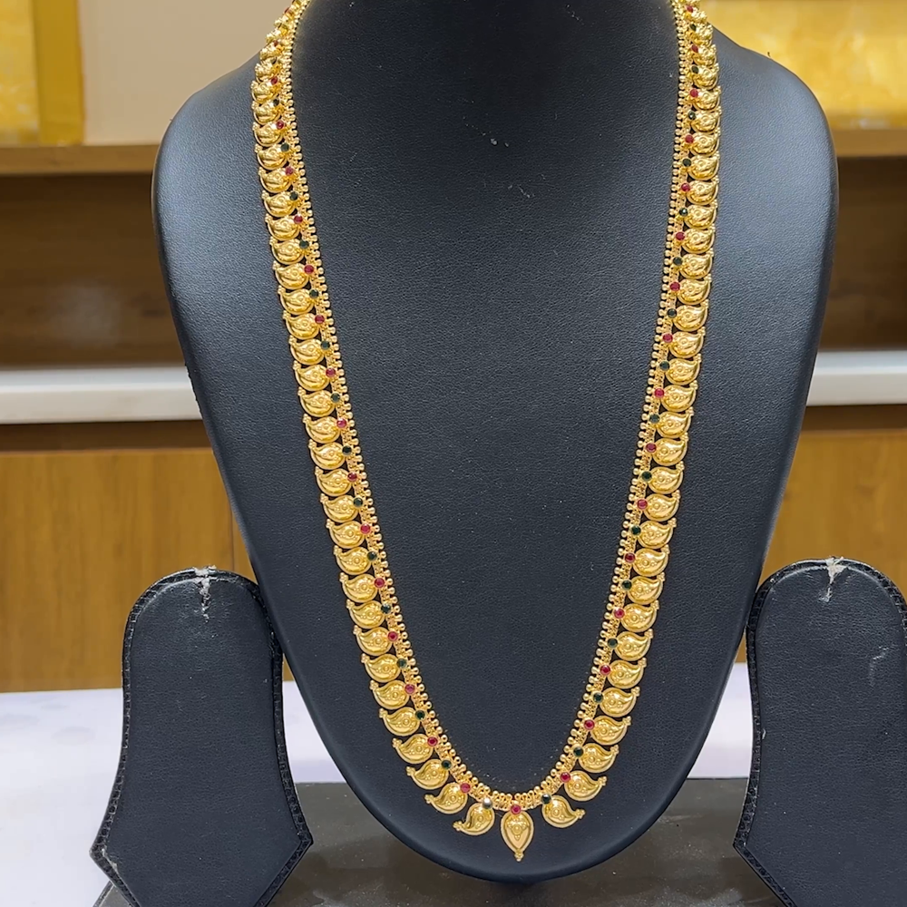 MUKUNDA JEWELLERS 53.875gms NECKLACE 22K Nakshi