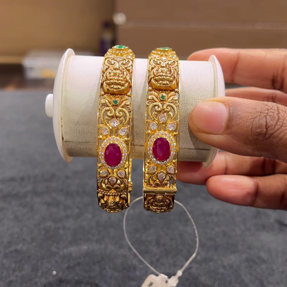 CHANDANA Brothers 37.76gms BANGLES 22K Yellow Gold