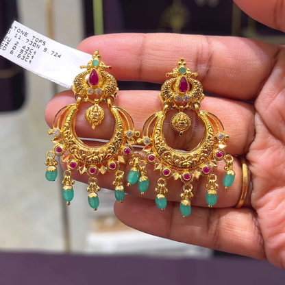 CMR 9.724gms EARRINGS 22K Yellow Gold