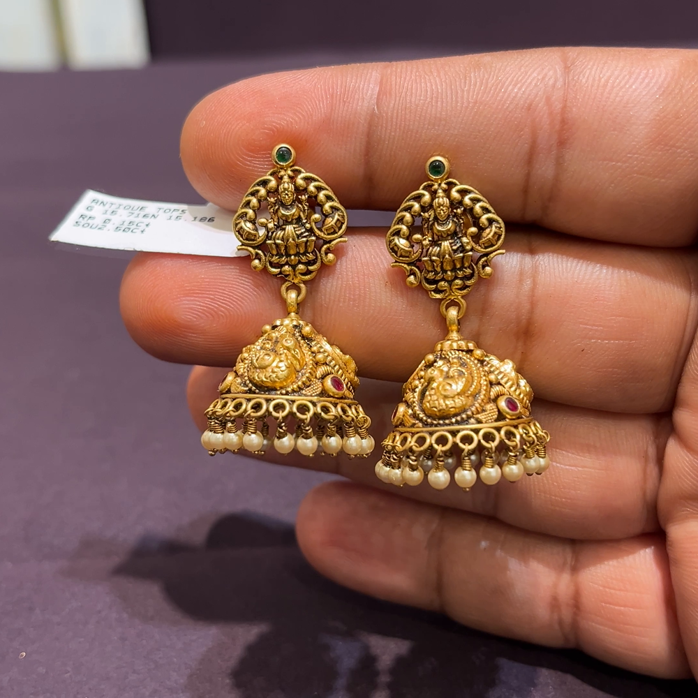 CMR 15.186gms EARRINGS 22K Yellow Gold