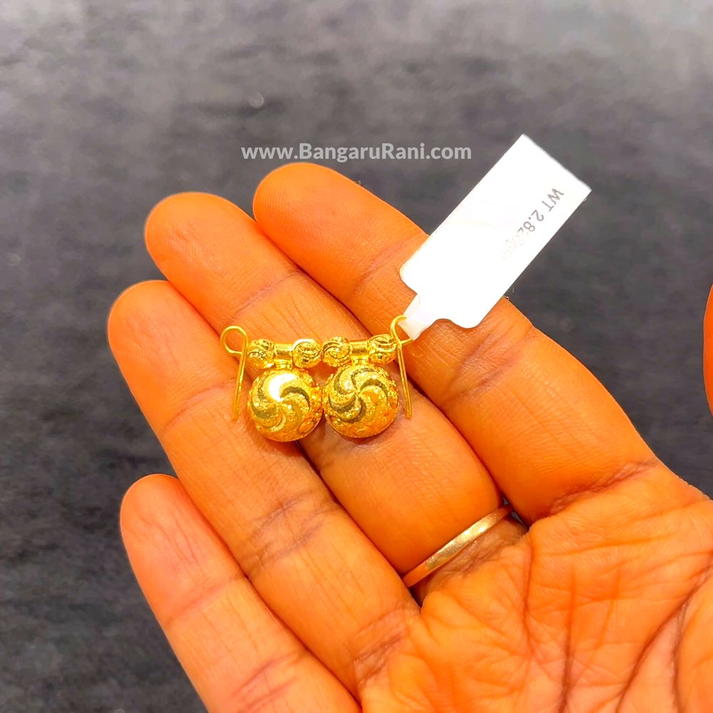 CHANDANA Brothers 2.826gms Pendent 22K Yellow Gold