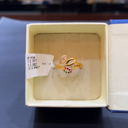 SOUTH INDIA 2.982gms Ring 22K Yellow Gold