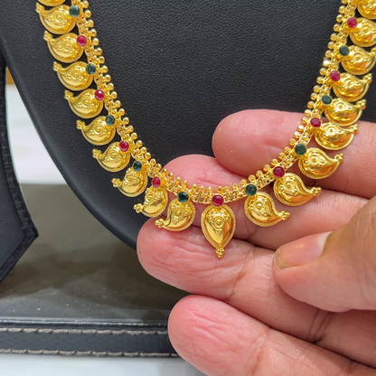 MUKUNDA JEWELLERS 53.875gms NECKLACE 22K Nakshi