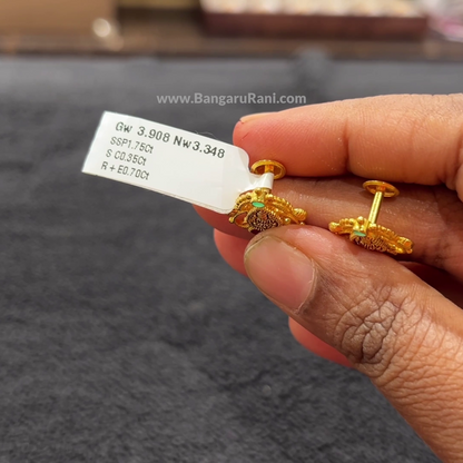 [make to order] 3.348gms EARRINGS 22K