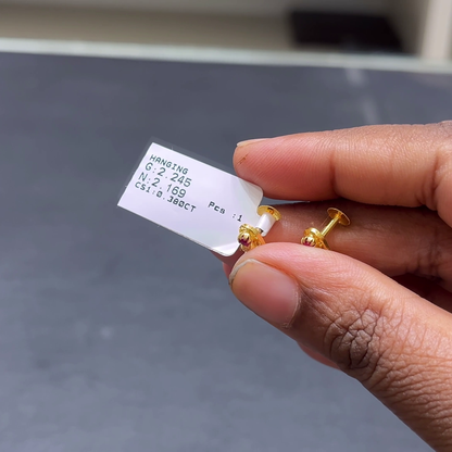 [make to order] 2.169gms EARRINGS 22K